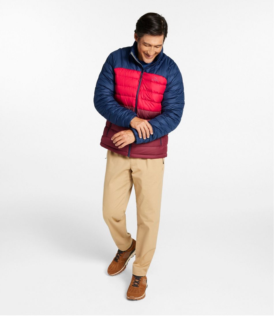 Men's Bean's Down Jacket, Colorblock - L.L.Bean Great Value