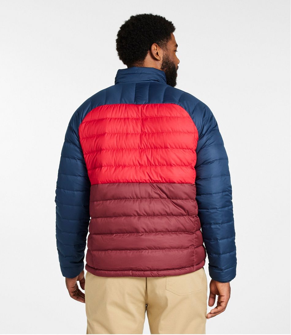 Men's Bean's Down Jacket, Colorblock - L.L.Bean Great Value