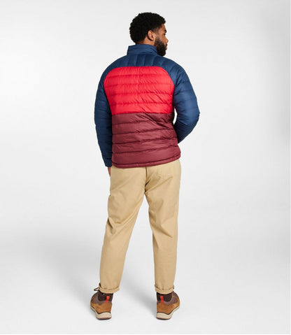 Men's Bean's Down Jacket, Colorblock - L.L.Bean Great Value
