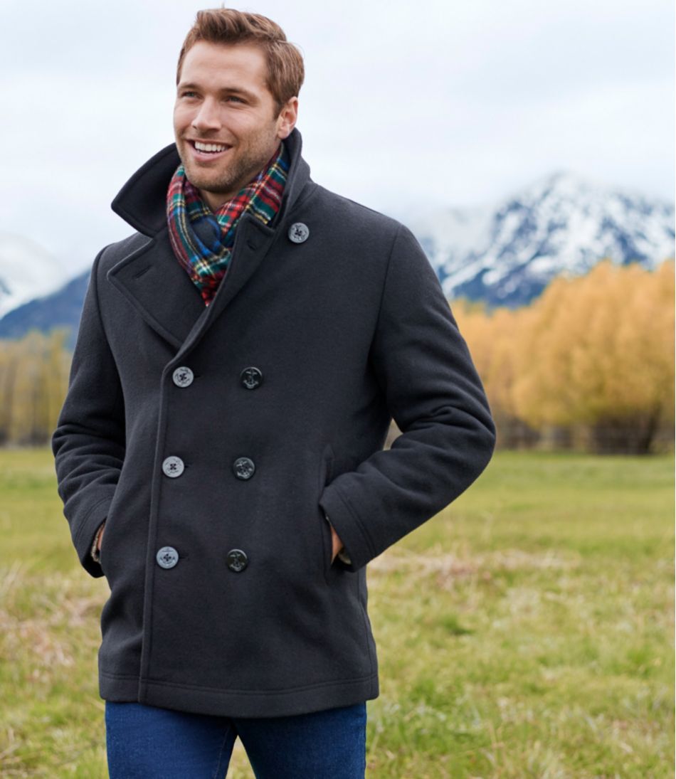 Authentic wool pea coat - L.L.Bean Quality
