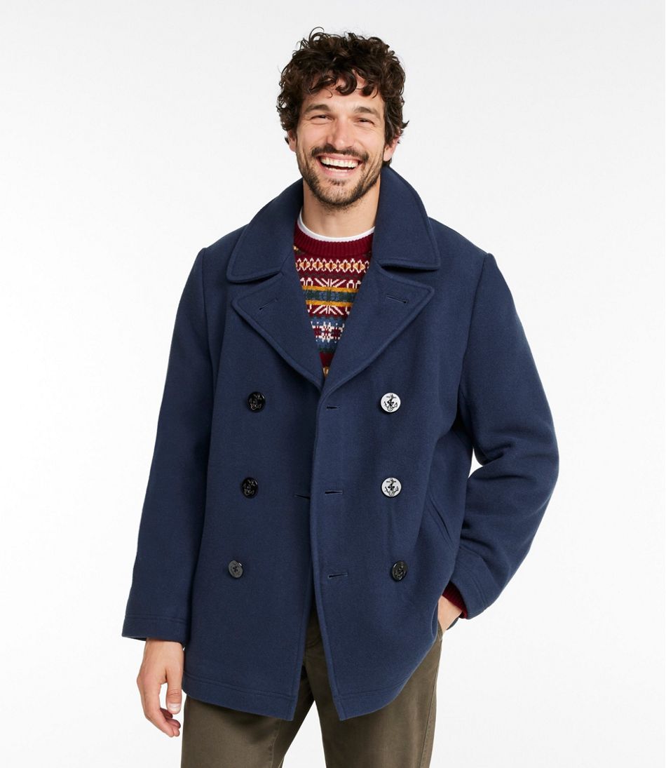 Authentic wool pea coat - L.L.Bean Quality