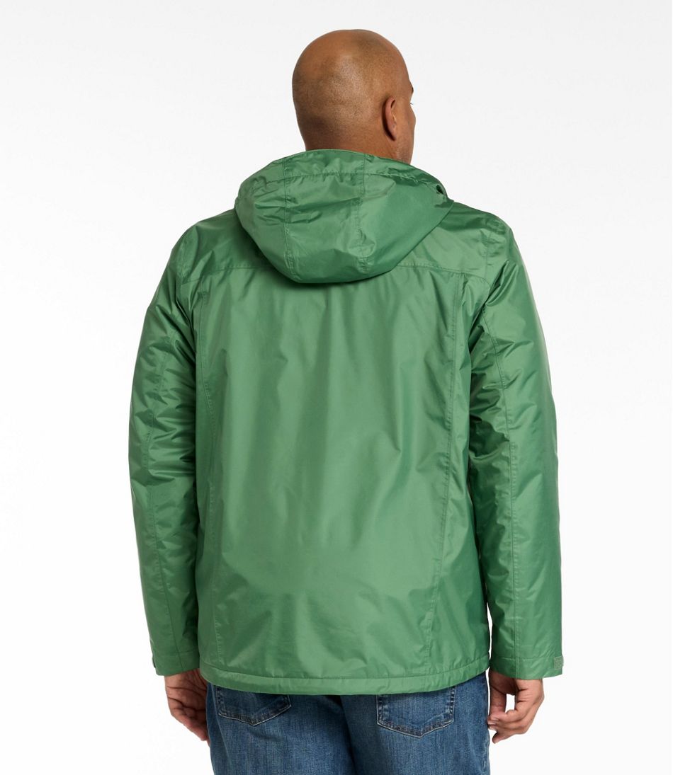 Men's Trail Model Rain Jacket, Fleece-Lined - L.L.Bean Classic