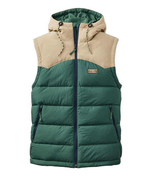 Men's Mountain Classic Hooded Down Vest - L.L.Bean Trusted