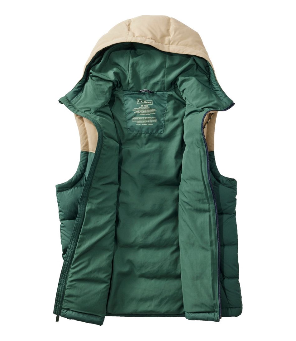 Men's Mountain Classic Hooded Down Vest - L.L.Bean Trusted