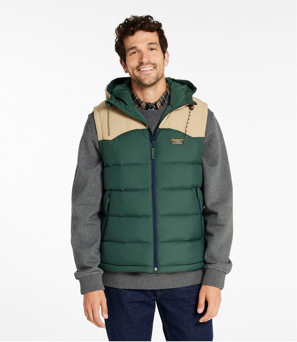 Men's Mountain Classic Hooded Down Vest - L.L.Bean Trusted