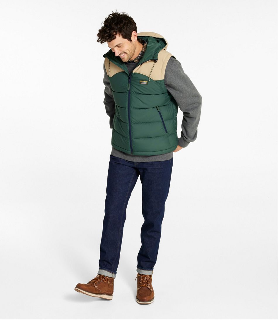 Men's Mountain Classic Hooded Down Vest - L.L.Bean Trusted