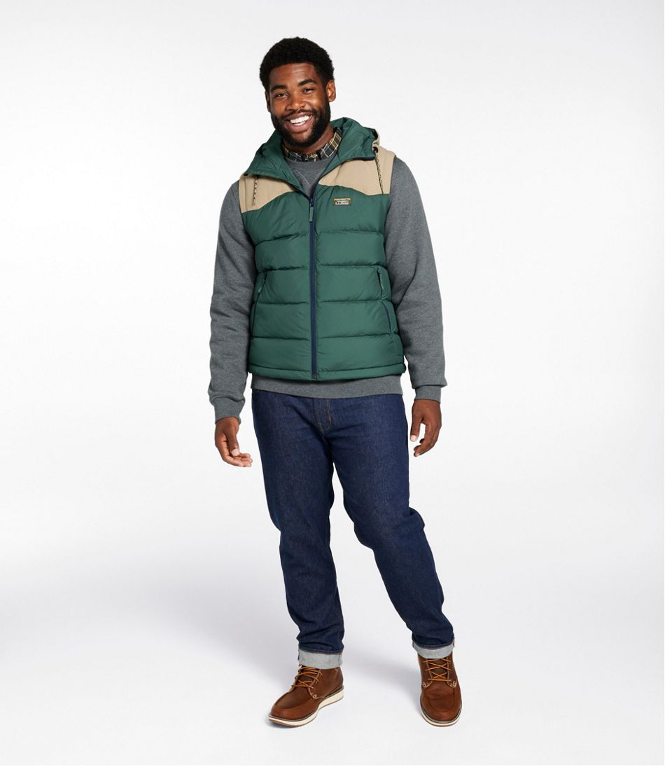 Men's Mountain Classic Hooded Down Vest - L.L.Bean Trusted