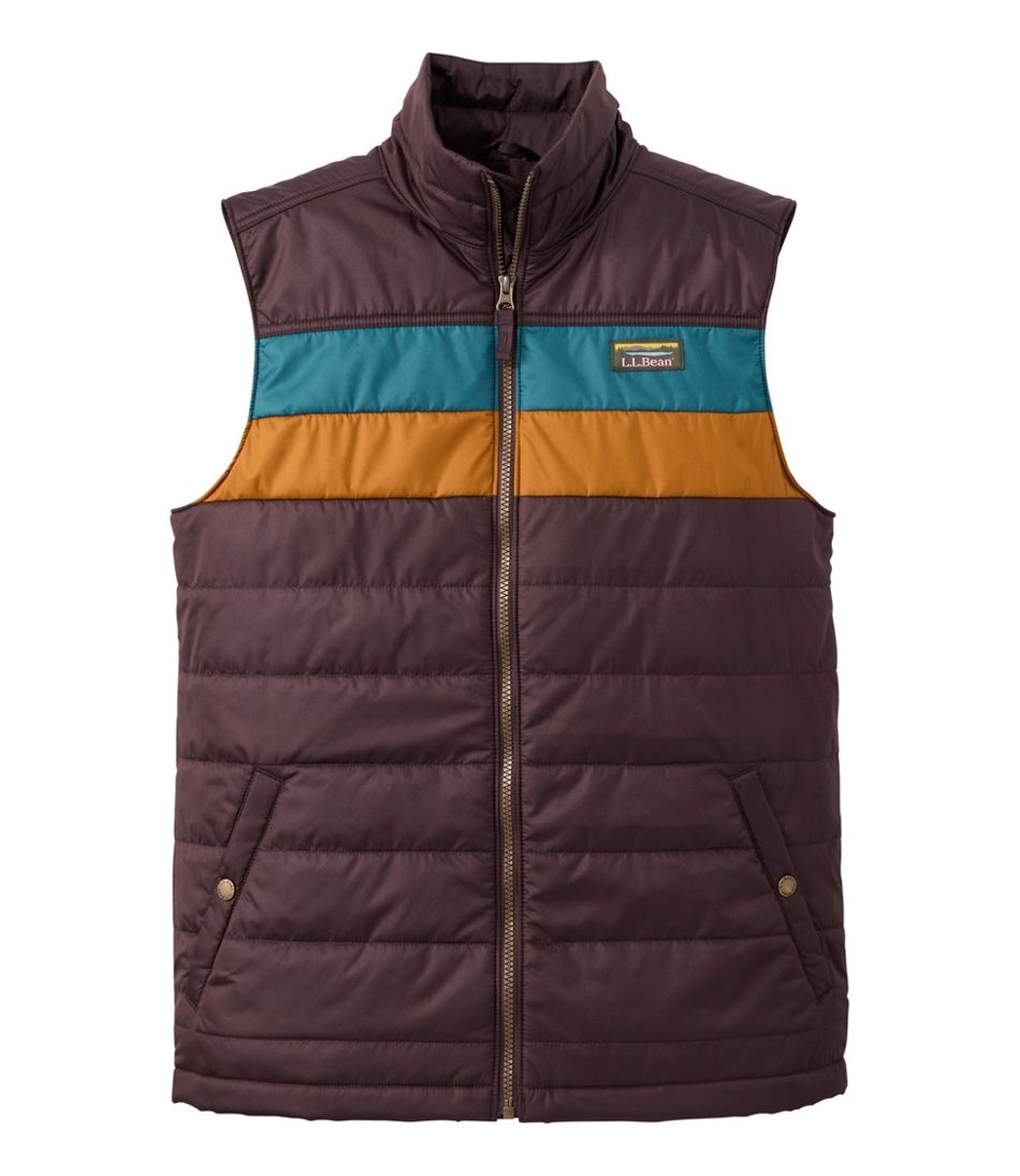 Men's Mountain Classic Puffer Vest, Colorblock - L.L.Bean Classic