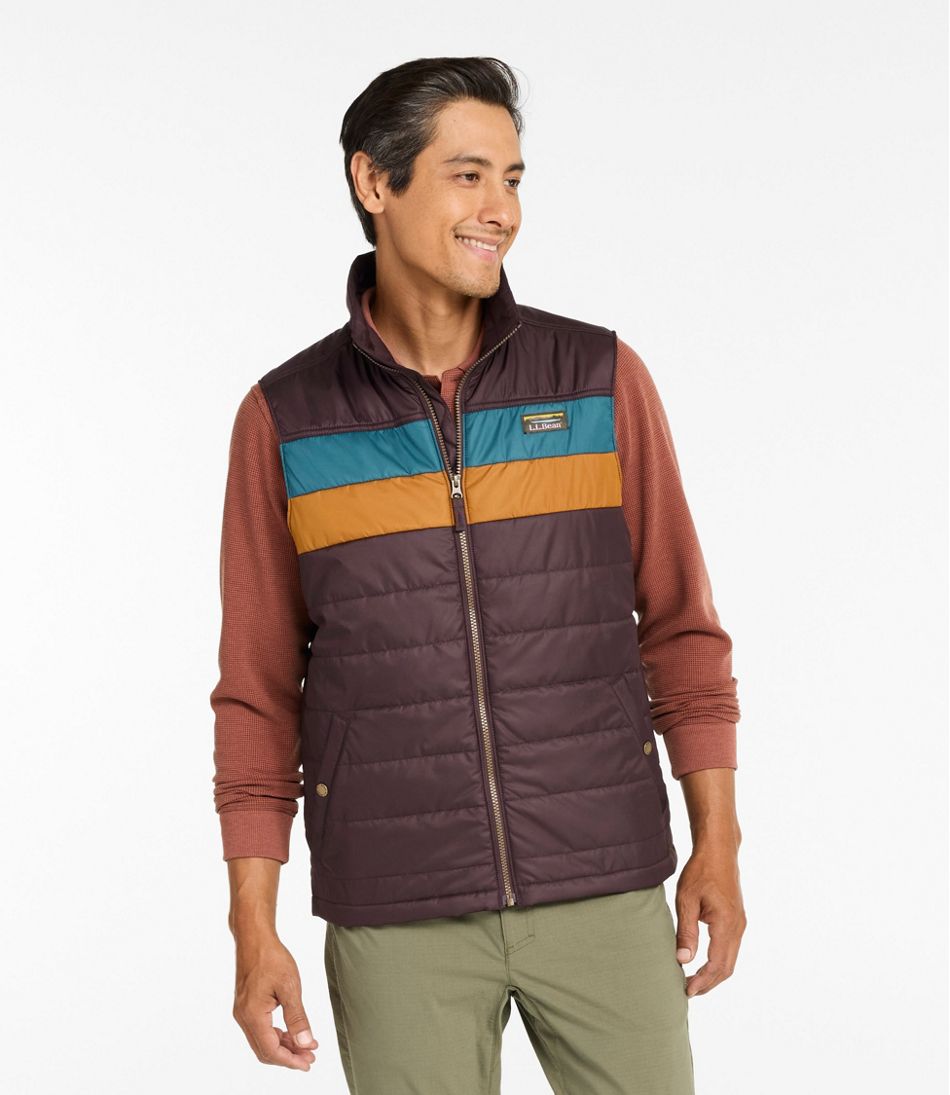 Men's Mountain Classic Puffer Vest, Colorblock - L.L.Bean Classic
