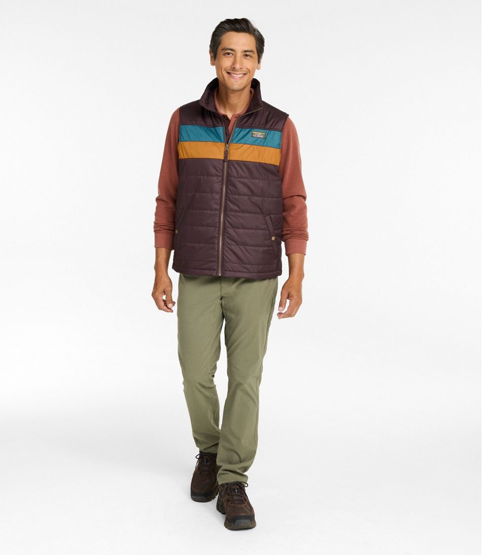 Men's Mountain Classic Puffer Vest, Colorblock - L.L.Bean Classic