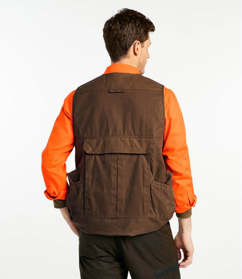 Men's Double L Waxed-Cotton Upland Vest - L.L.Bean Essential