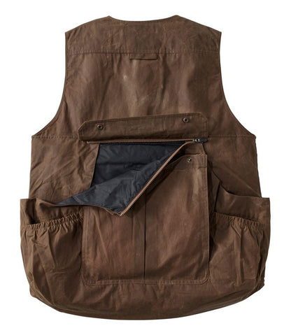 Men's Double L Waxed-Cotton Upland Vest - L.L.Bean Essential