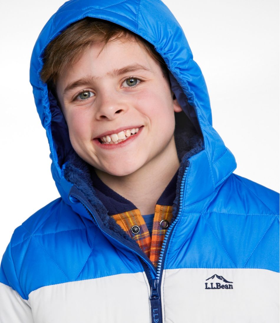 Kids' Bean's Down Jacket, Colorblock - L.L.Bean Trusted