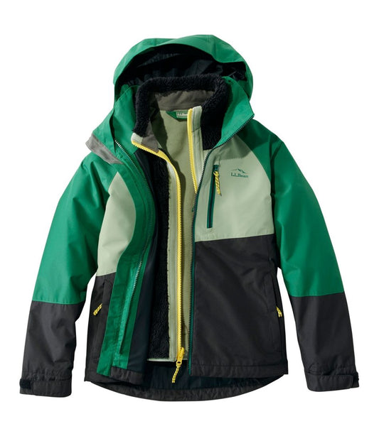 Kids' Fleece-Lined 3-in-1 Jacket - L.L.Bean Everyday