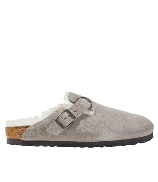 Women's Birkenstock Boston Clogs, Suede Shearling - L.L.Bean Value