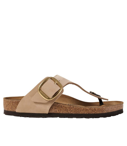 Women's Birkenstock Big Buckle Gizeh Sandals, Nubuck - L.L.Bean Classic