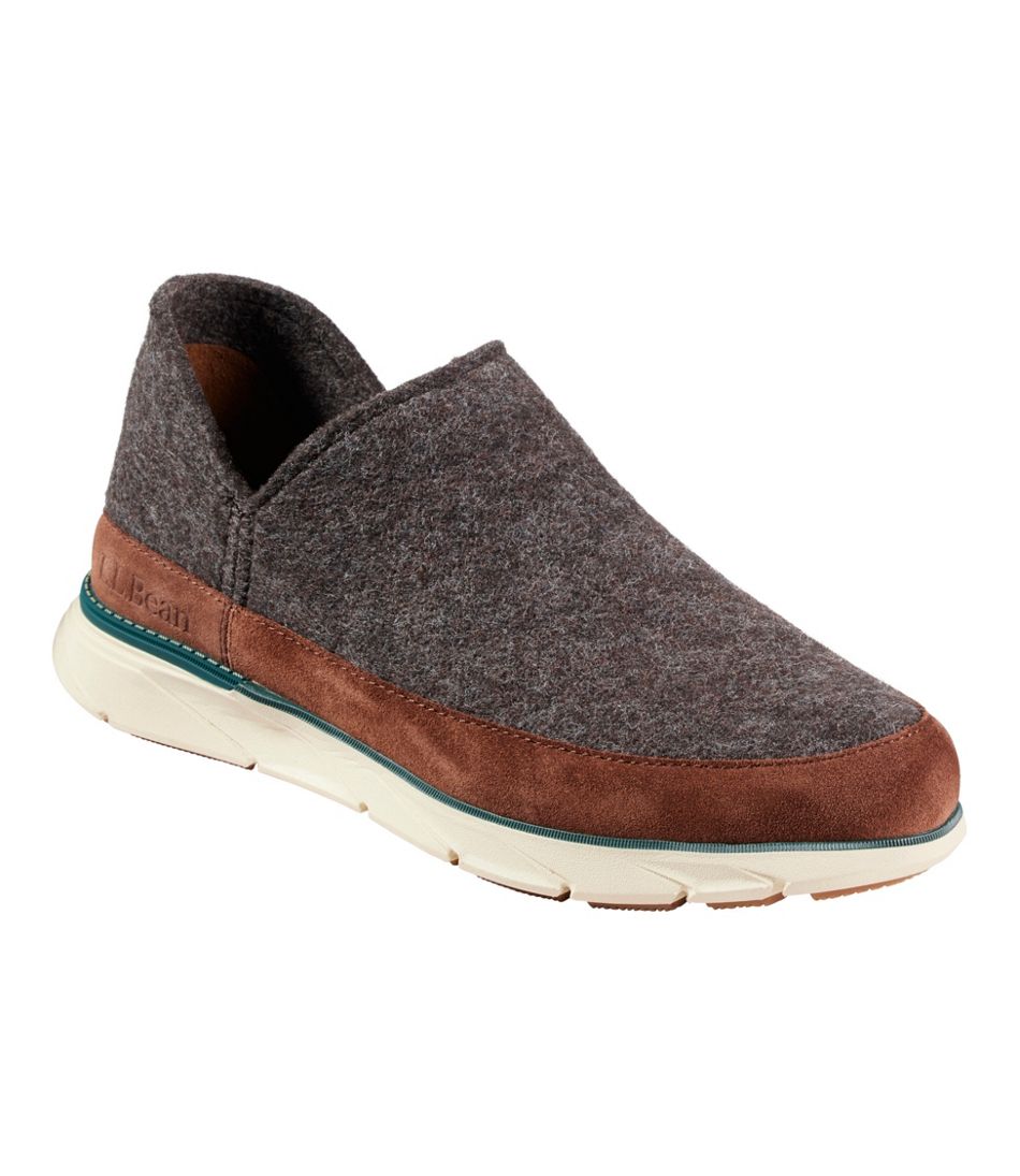 Men's Downeast Slip-Ons, Wool - L.L.Bean Customer Favorite