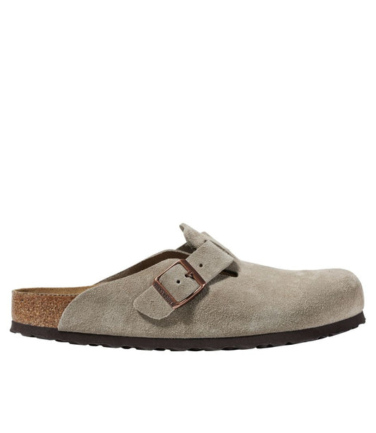 Men's Birkenstock Soft Footbed Boston Clogs, Suede - L.L.Bean Customer Favorite