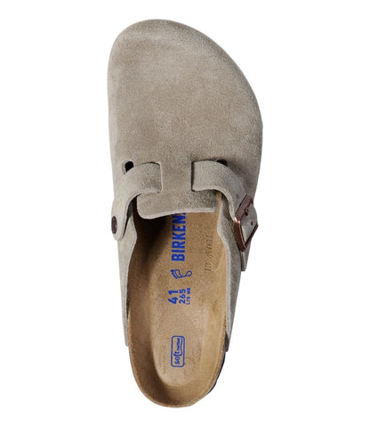 Men's Birkenstock Soft Footbed Boston Clogs, Suede - L.L.Bean Customer Favorite