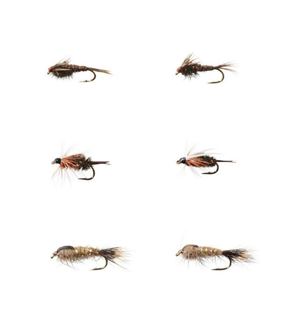 Umpqua Six-Piece All-Purpose Nymph Fly Selection - L.L.Bean Customer Favorite