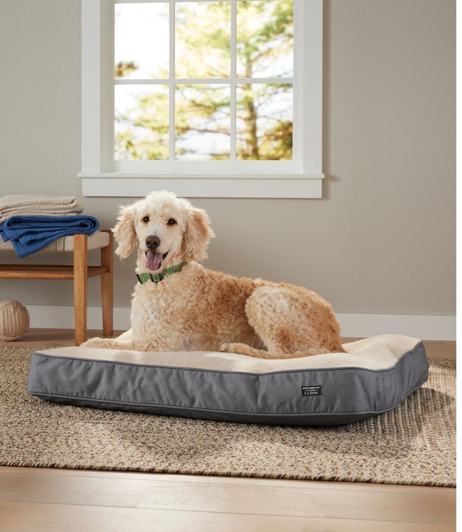 Premium Fleece Dog Bed, Rectangular - L.L.Bean Value