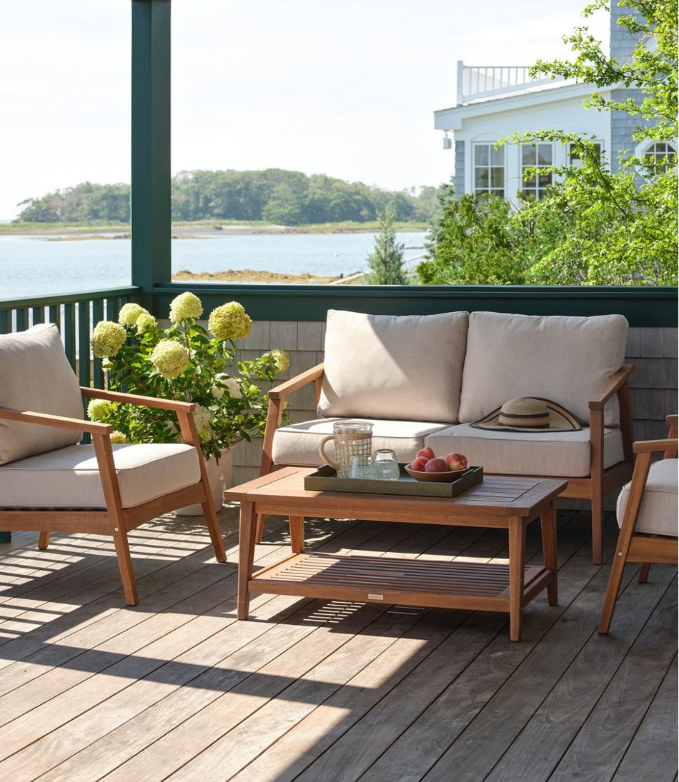 Eucalyptus 4-Piece Patio Set - L.L.Bean Value