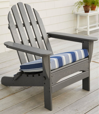 Casco Bay Adirondack Chair Seat Cushion, Stripe - L.L.Bean Latest