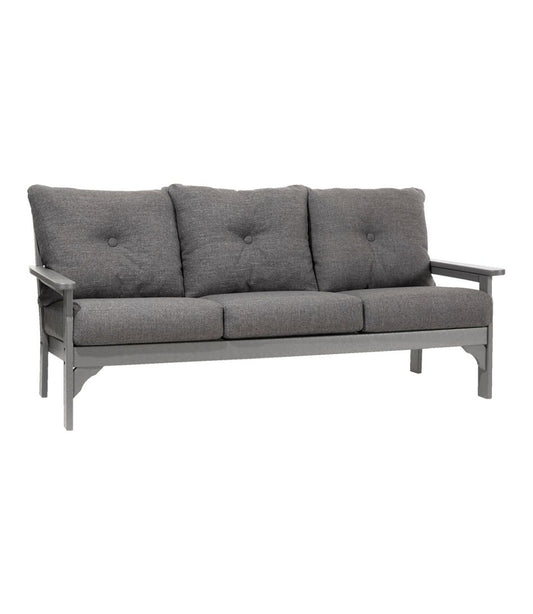 All-Weather Patio Sofa with Textured Cushion, Slate Gray - L.L.Bean Customer Favorite