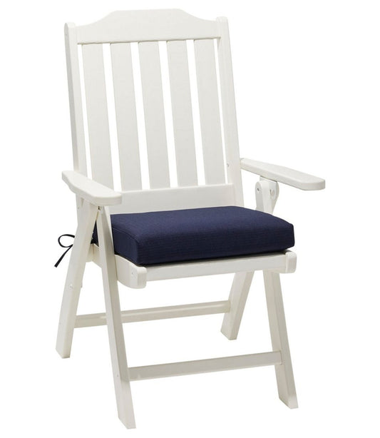 All Weather Folding/Armless Chair Textured Cushion - L.L.Bean Quality
