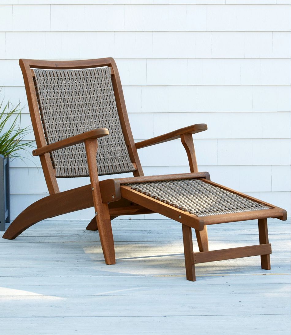 Wicker Eucalyptus Lounger - L.L.Bean Great Value