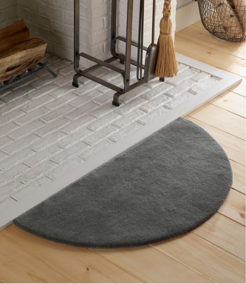 Wool Hearth Rug, Crescent - L.L.Bean Trusted