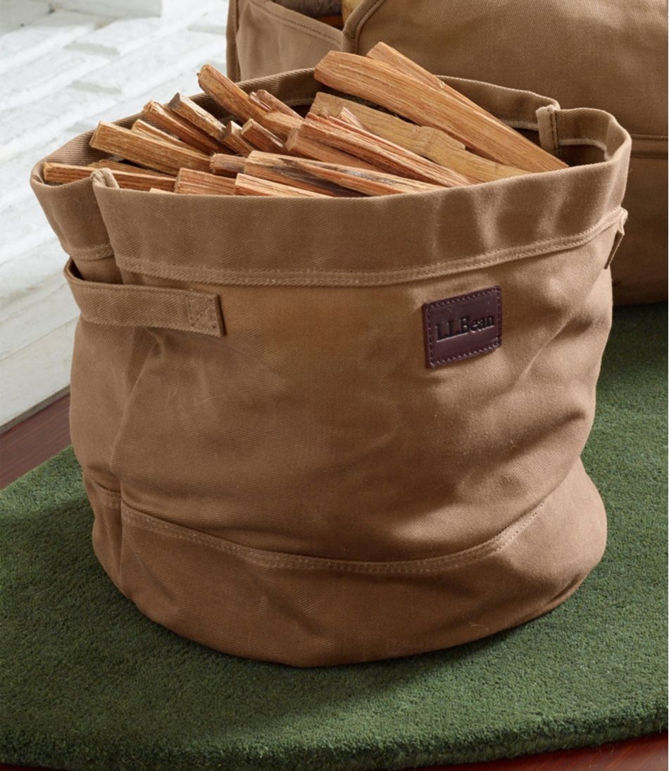 Waxed-Canvas Storage Tote - L.L.Bean Classic