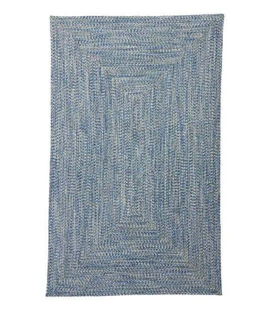 All-Weather Braided Rug, Concentric Pattern Rectangular - L.L.Bean Latest