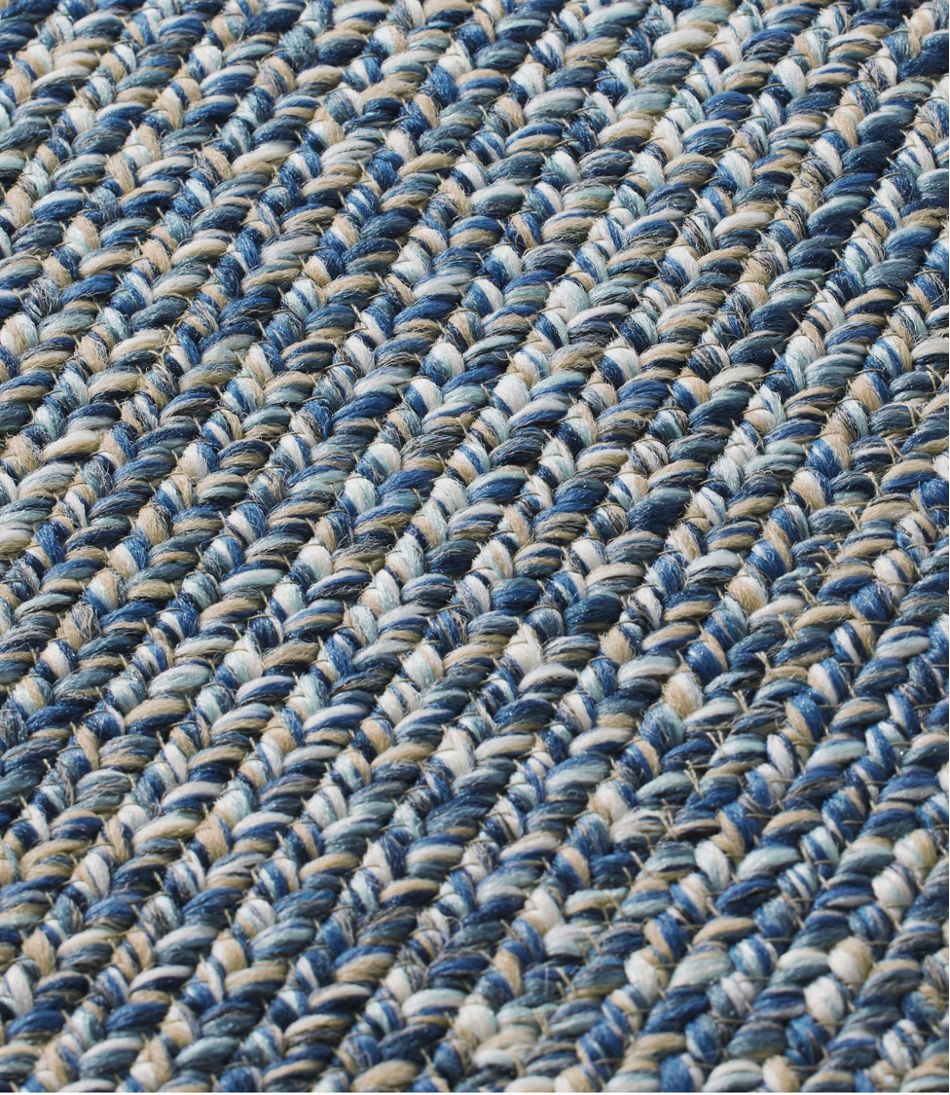 All-Weather Braided Rug, Concentric Pattern Rectangular - L.L.Bean Latest