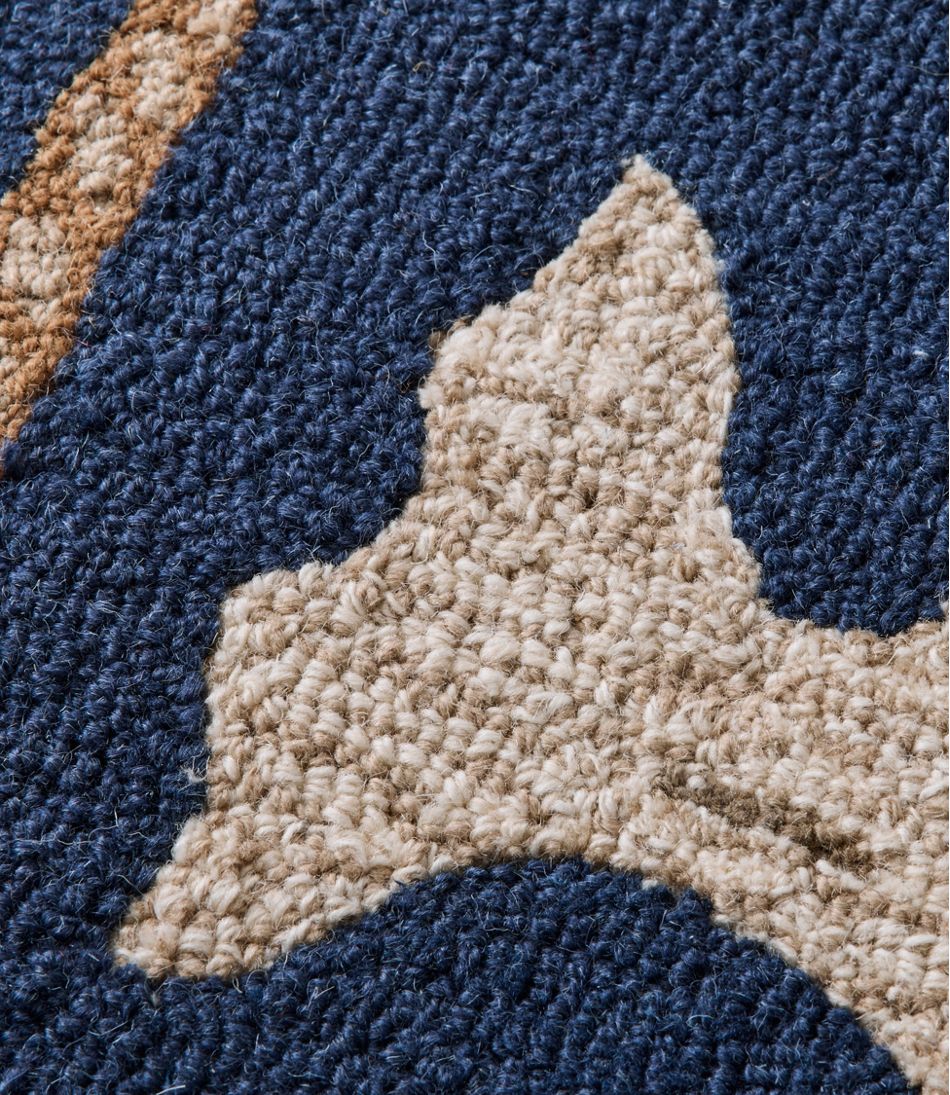 Wool Hooked Novelty Rug, Whale - L.L.Bean Everyday