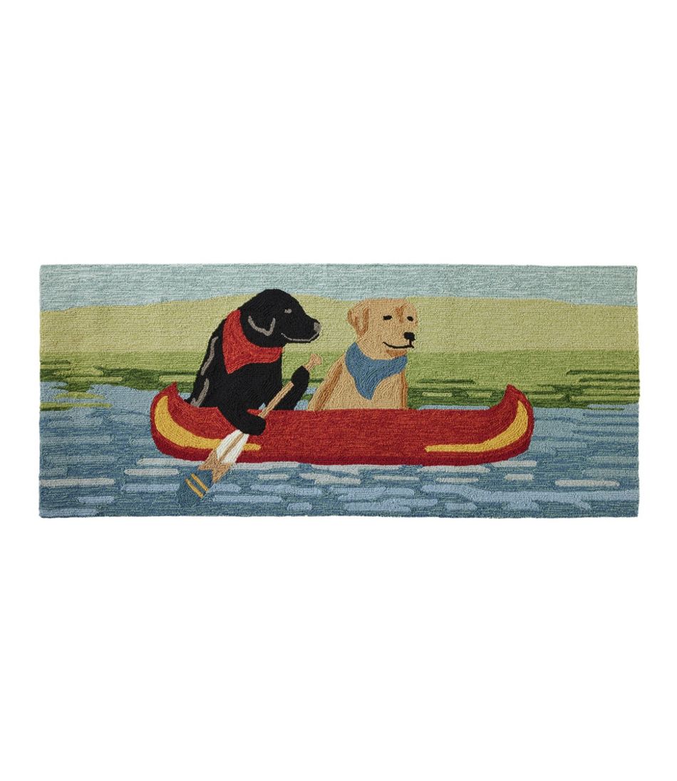 Indoor/Outdoor Vacationland Runner, Dog Canoe - L.L.Bean Customer Favorite
