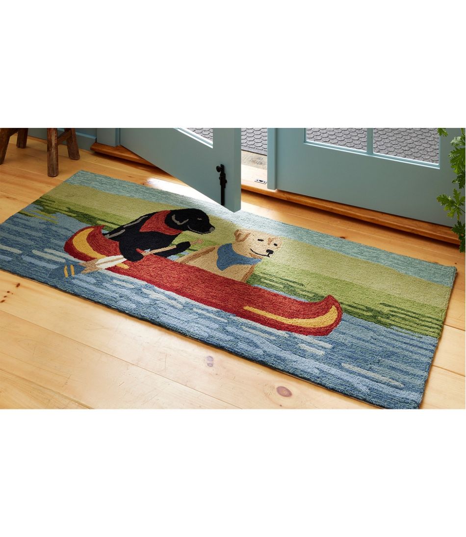 Indoor/Outdoor Vacationland Runner, Dog Canoe - L.L.Bean Customer Favorite