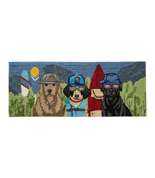 Indoor/Outdoor Vacationland Runner, Paddle Sports Dogs - L.L.Bean Everyday