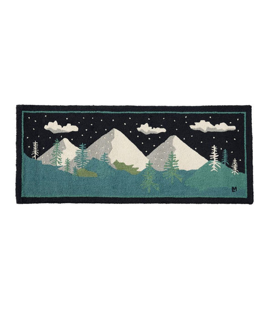 Wool Hooked Runner, Winter Woods - L.L.Bean Customer Favorite