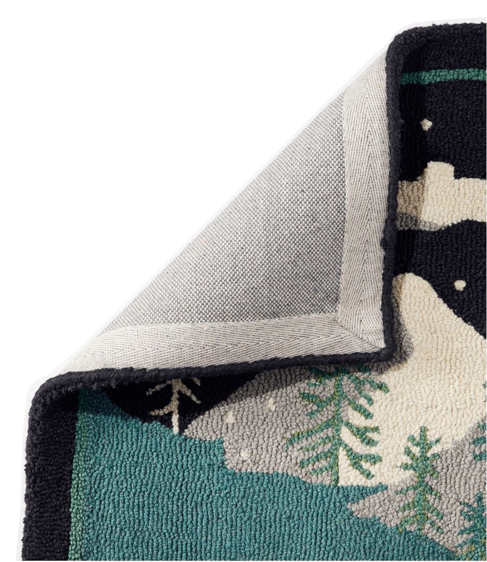 Wool Hooked Runner, Winter Woods - L.L.Bean Customer Favorite