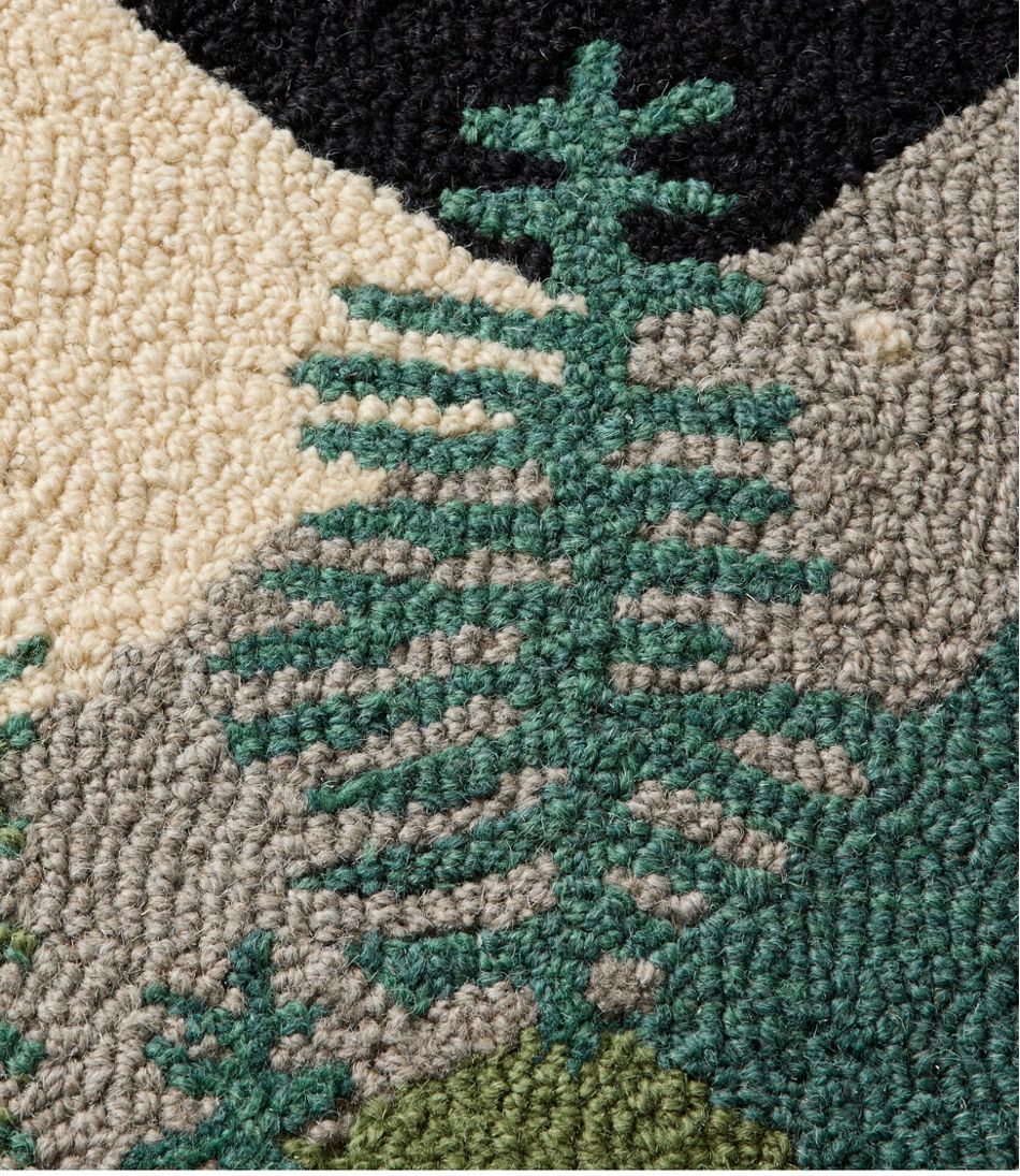 Wool Hooked Runner, Winter Woods - L.L.Bean Customer Favorite