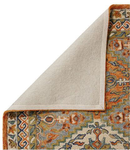 Bordered Medallion Wool Tufted Rug - L.L.Bean Essential