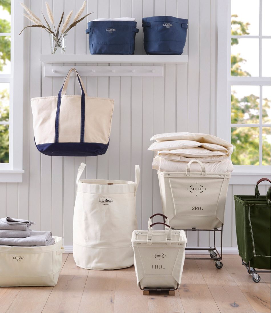 Steele Small Carry Basket With Wood Runners - L.L.Bean Latest