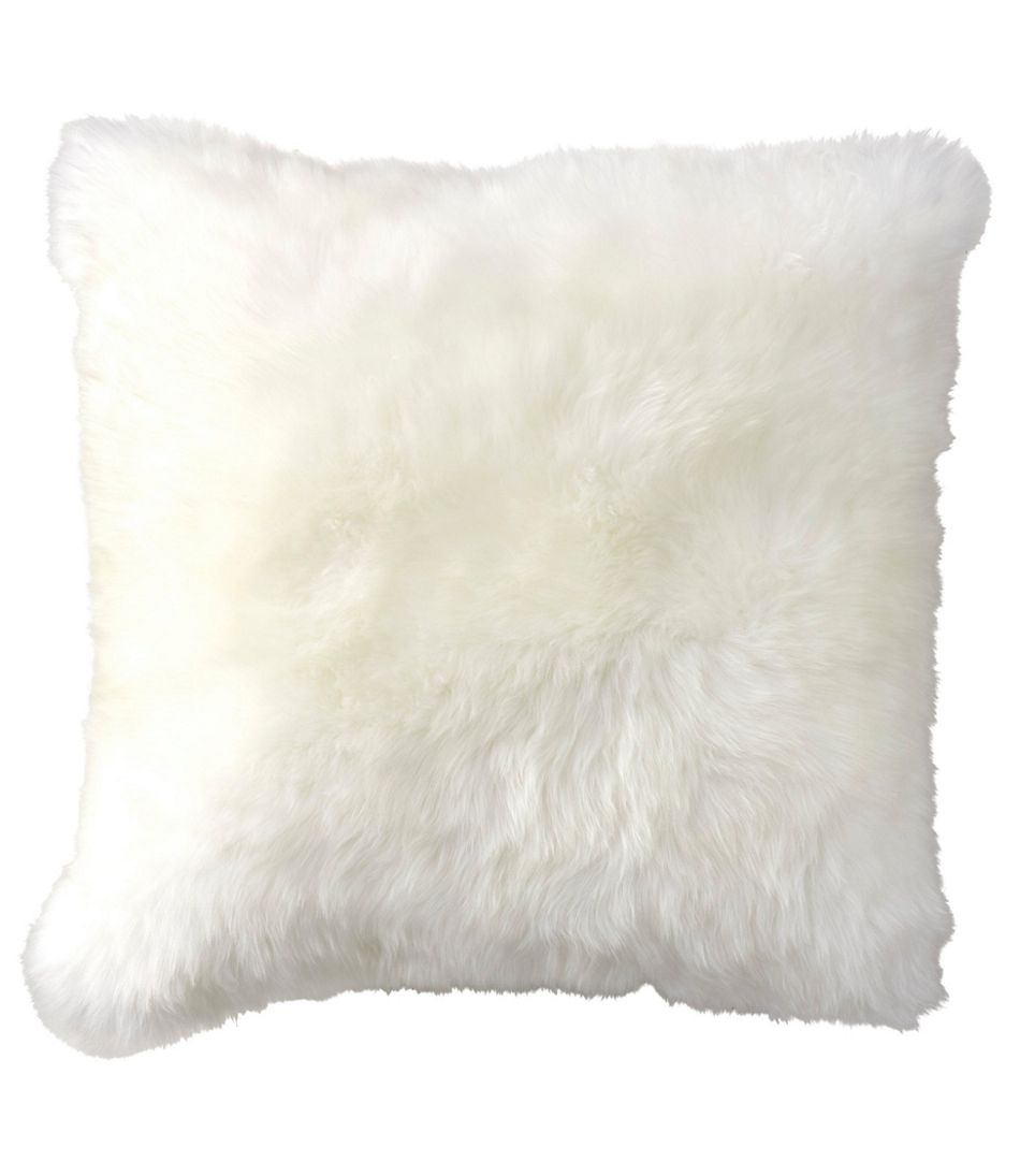 Sheepskin Throw Pillow, 20" x 20" - L.L.Bean Quality