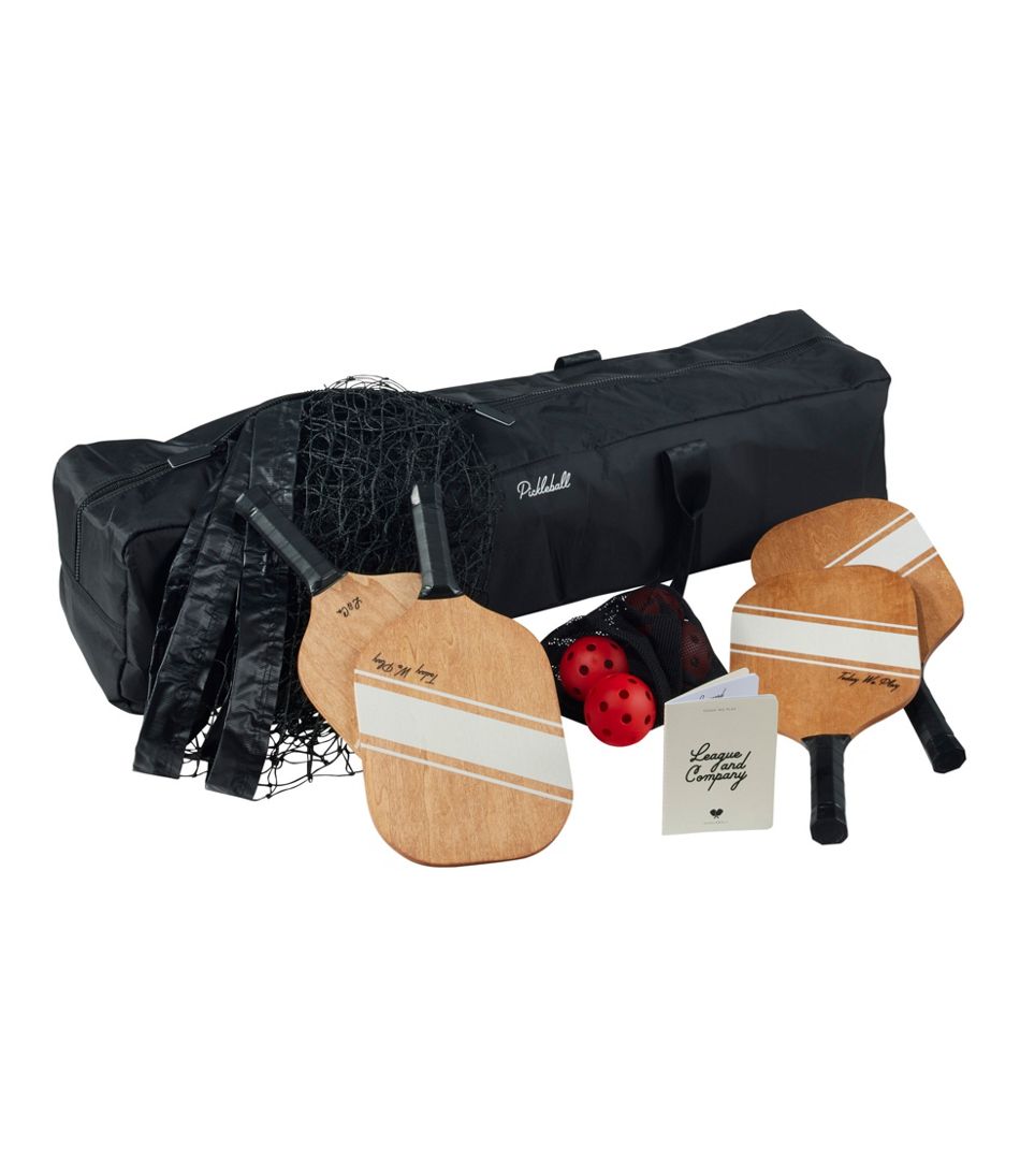 League & Co. 4 Player Pickleball Set with Net - L.L.Bean Value