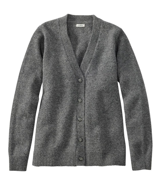Women's Bean's Classic Ragg Wool Sweater, Button-Front Cardigan - L.L.Bean Classic