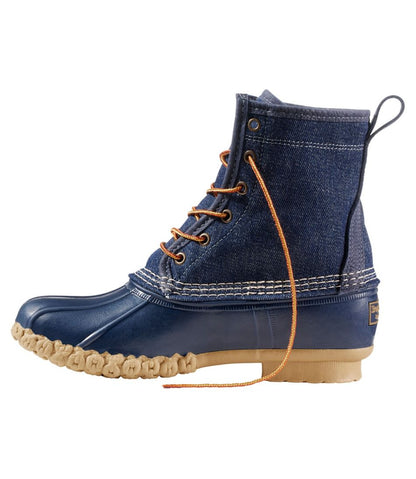 Women's Bean Boots, 8" Denim Insulated Flannel-Lined - L.L.Bean Everyday