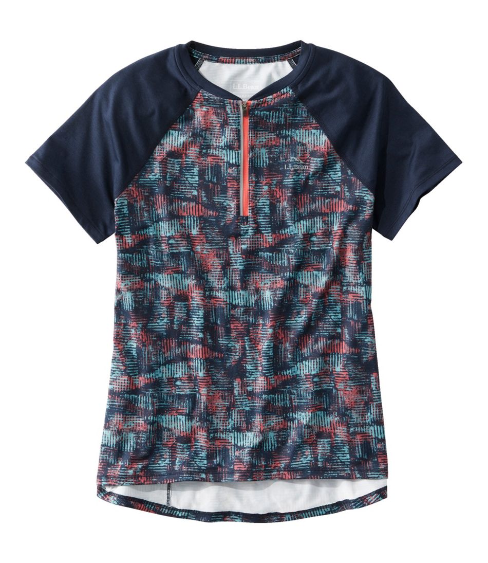 Women's Comfort Cycling Jersey Print Short-Sleeve - L.L.Bean Great Value