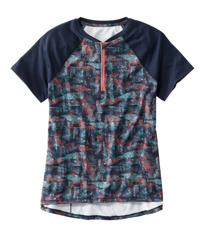 Women's Comfort Cycling Jersey Print Short-Sleeve - L.L.Bean Great Value
