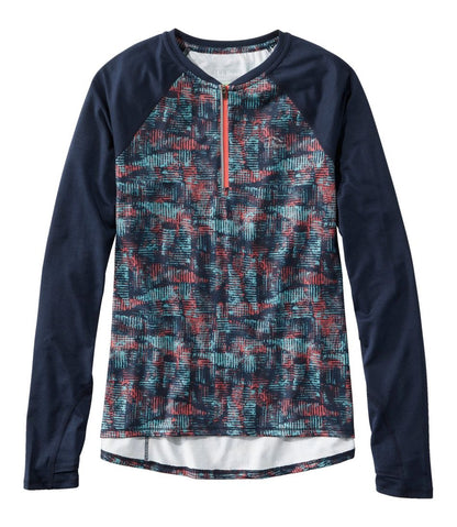 Women's Comfort Cycling Jersey, Long-Sleeve Print - L.L.Bean Latest